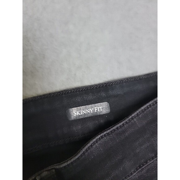 Judy Blue Jeans Womens 22W 42x27 Skinny Black Distressed High Rise Stretch Plus - Picture 9 of 13